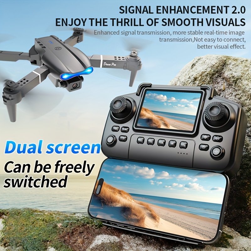 Drone pieghevole E99 PRO MAX c - Drone Led Light recensione e prezzo