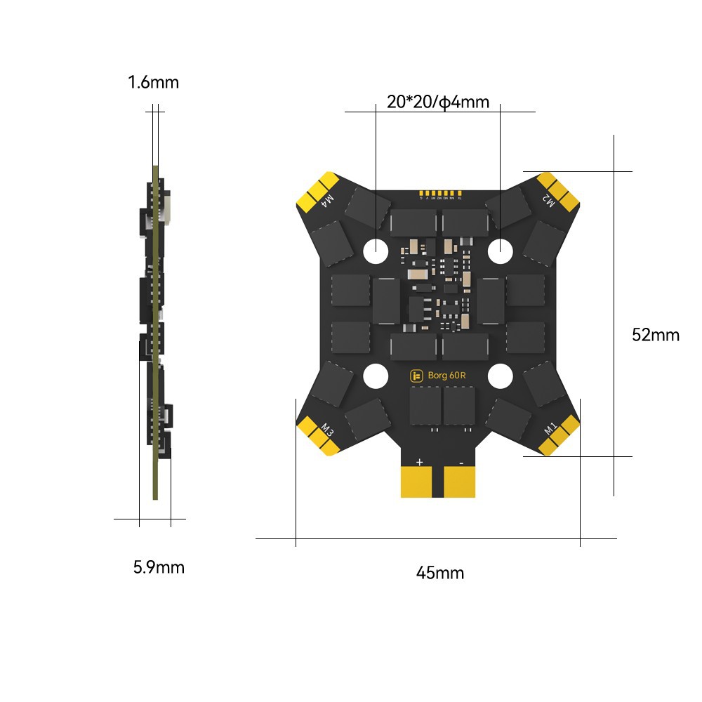 iFlight Borg Mini H7 (ICM42688 - Drone Esc recensione e prezzo