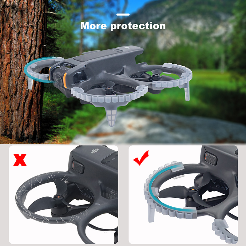 4 pezzi carrello di atterraggi - Drone Propeller Guard recensione e prezzo